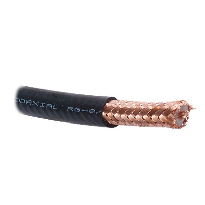 Cable Coaxial RG8, 305M, 50 OHMS, 4.1DB, Malla de Cobre al 97 %, Hecho en México / Intemperie Cable Coaxial RG8, 305M, 50 OHMS, 4.1DB, Malla de Cobre al 97 %, Hecho en México / Intemperie